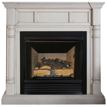 Cedar Ridge Hearth 24In. Decorative Realistic Fireplace Ceramic Wood Log Set CRHD24T-D